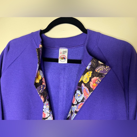 Beautiful Butterfly Open Front Cardigan - Fruit Of The Loom CasualWear - Picture 3 of 13